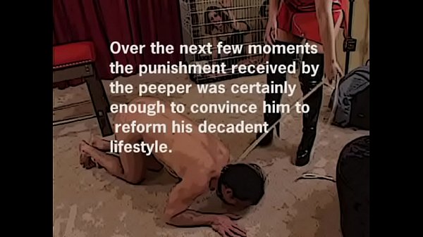 Lusty brunette controls big dicked submissive then gets her pussy slammed