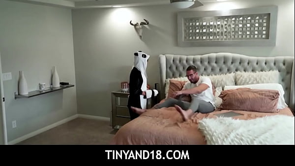 Tinyand18 - Who couldn't resist playful babe Zerella Skies in her cute panda outfit ready for kinky hardcore fucking?