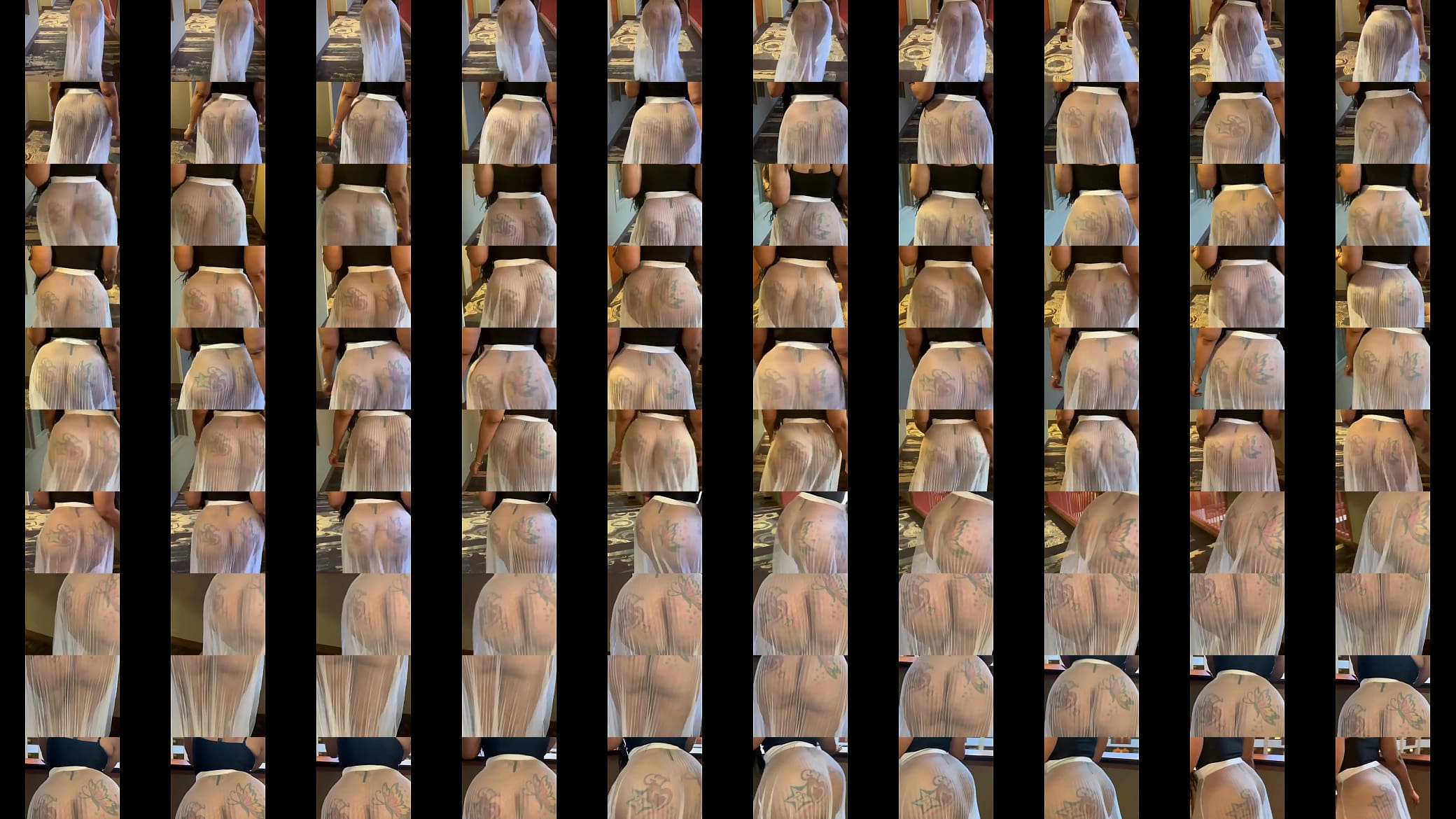 Big booty in see through dress! 预览图