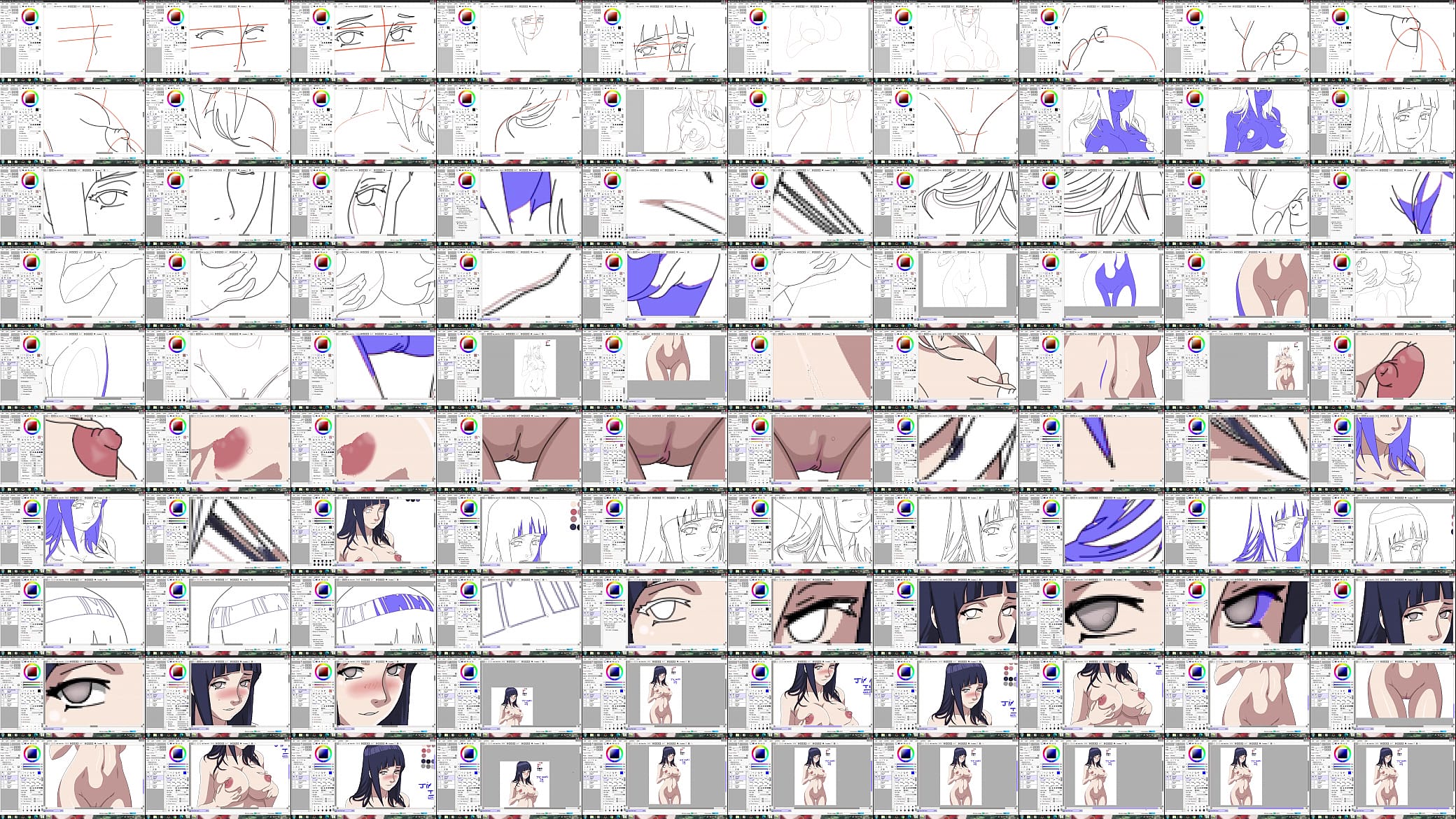 Drawing Hentai Hinata Hyuuga (Naruto Shippuden) - Repost 预览图