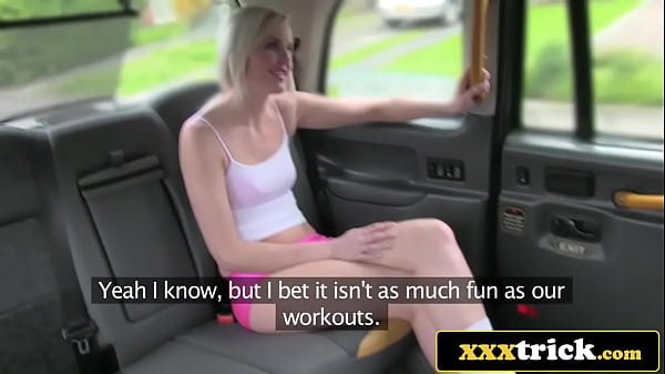 Fit British Blonde Ass-Fucked In The Back of a Black Cab (Lexie Lou)