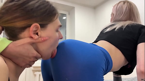 PPFemdom - Your Stupid Face Should Be Between The Buttocks Of Lesbian Mistresses - Lezdom Ass Worship