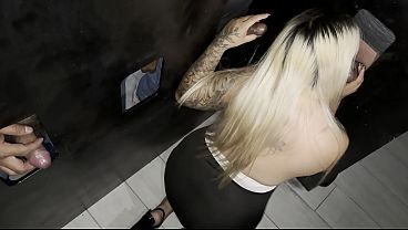 GANG BANG IN GLORY HOLE WITH SUBSCRIBERS