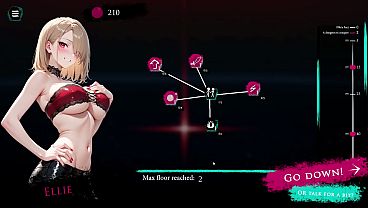 セクシーな金髪魔女を力づけて犯す | ヘンタイクリッカーゲーム | Lich X Coven デモ 1