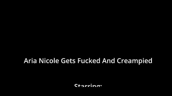 Download Video - Aria Nicole Gets Fucked And Creampied