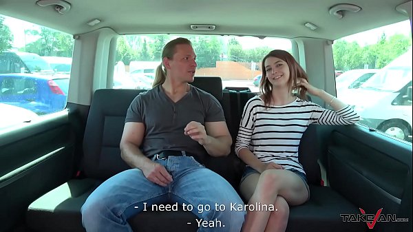 Download Video - Cum on pussy for young innocent babe riding cock in van