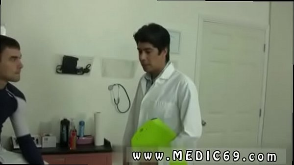 Black athlete physical exam and blowjob doctor check male gay twink