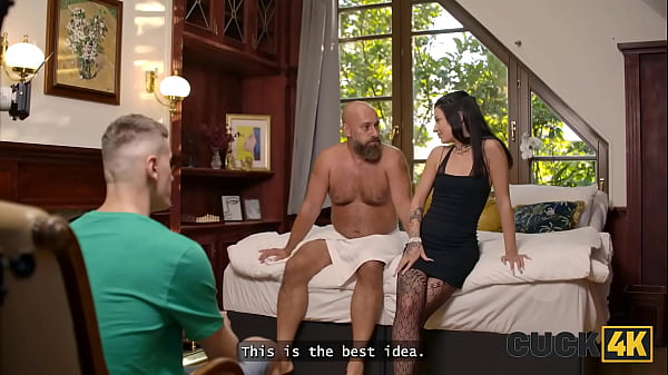 CUCK4K. Kinky story about horny slutty wife and obedient cuckold husband