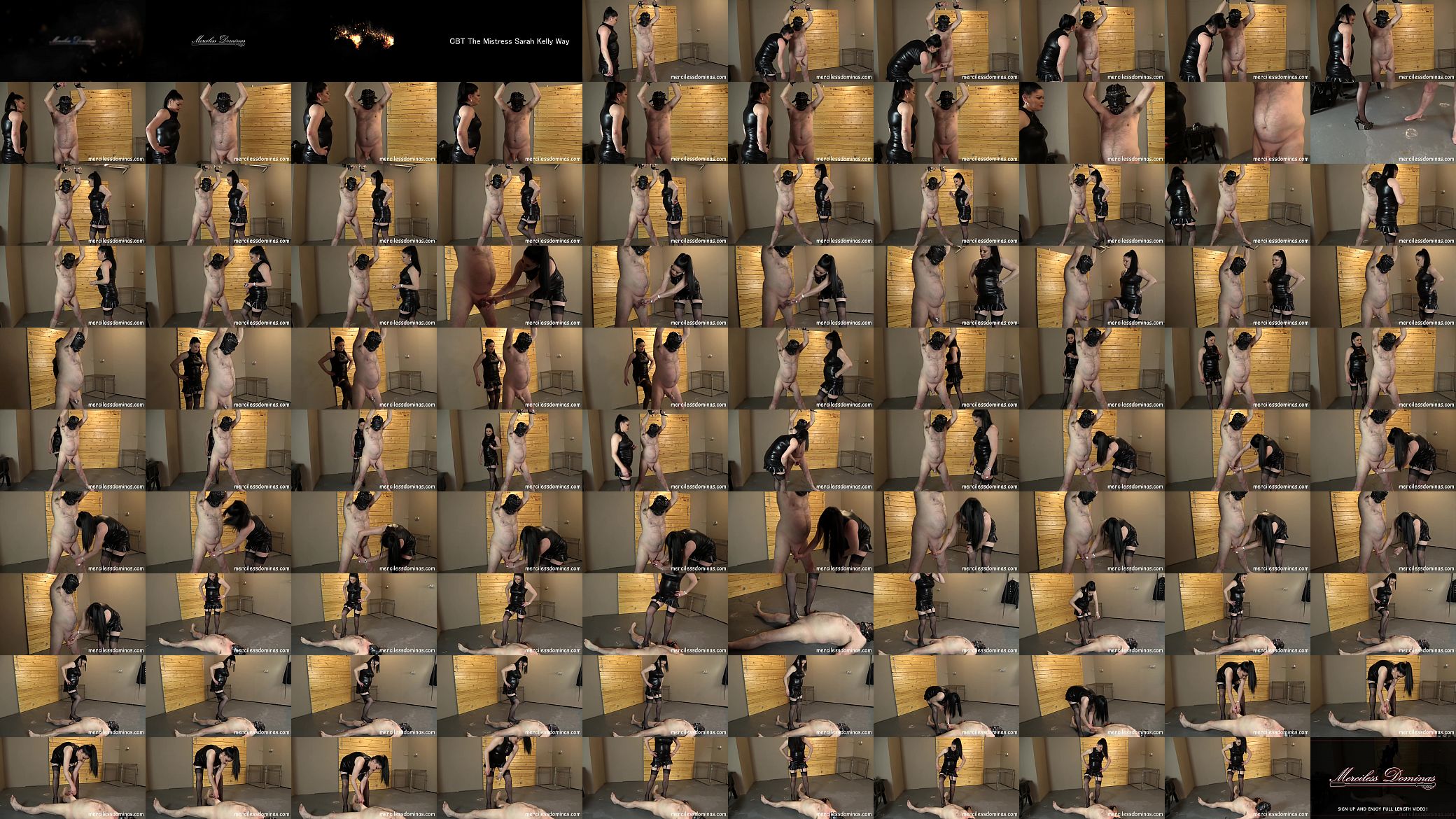 CBT The Mistress Sarah Kelly Way - Pathetic slave and His Cock 预览图