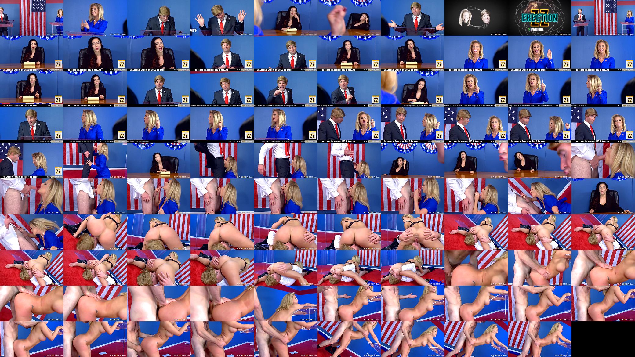 Donald Drumpf fucks Hillary Clayton during a debate 预览图