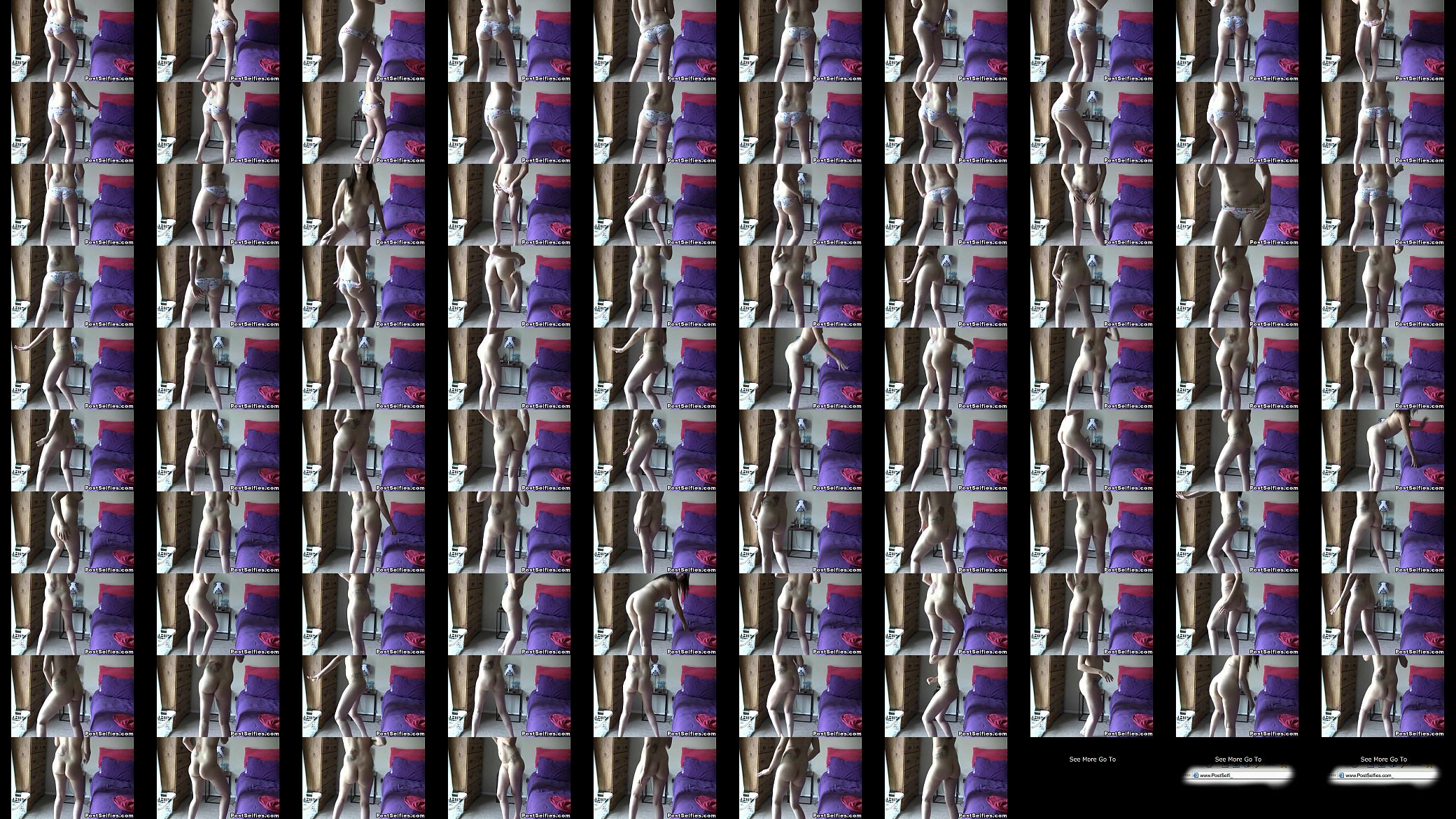 Horny Tattooed Babe Shakes Her Sexy Booty On Cam 预览图