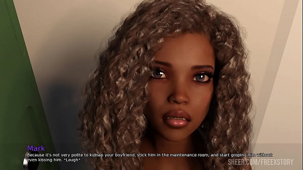 My Dorm: Mark Sucks Friend's Sister Simone's Breasts Storeroom Tease