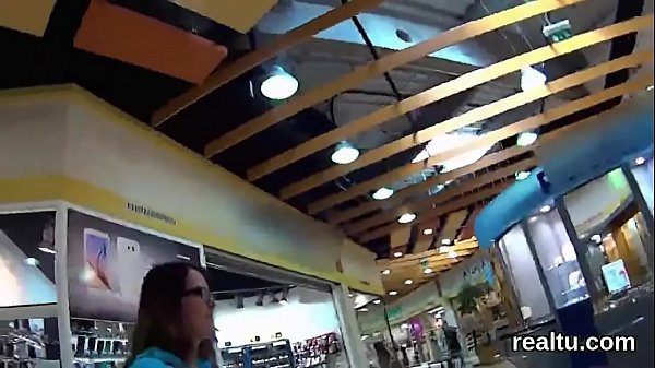 Beautiful czech chick was seduced in the mall and screwed in pov