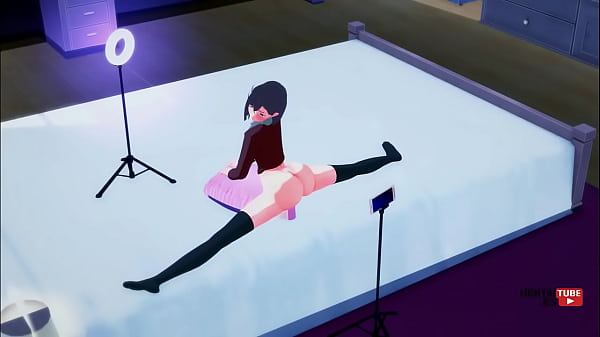 DanDaDan Hentai, Aira furtively watches Momo pl...