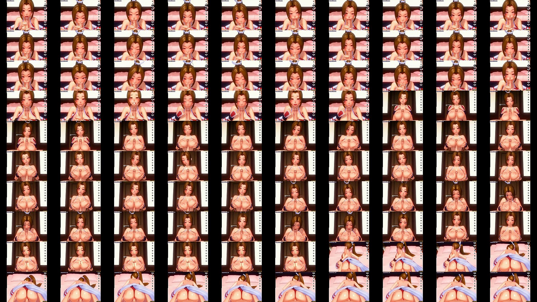 Hot animated chick rubs cock 预览图