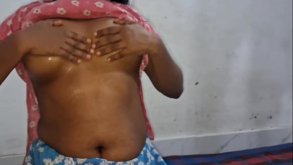 Horny wife seduce her boyfriend for sex when her husband not at home.