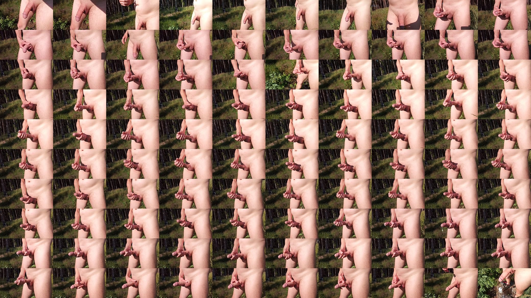 I&#039;m a horny cyclist. I masturbate my cock in the woods. 预览图
