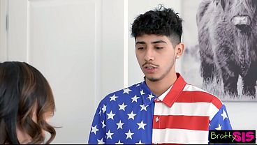 "Give Me All Your Cum Tonight" Kimmy Kimm Rides Diego Perez Hard For Fourth Of July Creampie