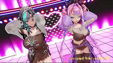 noVR mmd ChihaVivi Dance 3d hololive Hentai