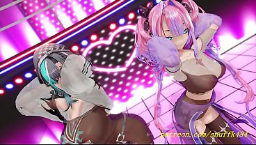 noVR mmd ChihaVivi Dance 3d hololive Hentai