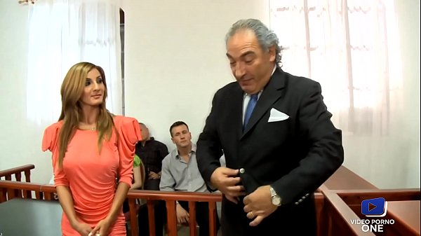 These beautiful sluts get fucked in front of the judge in court