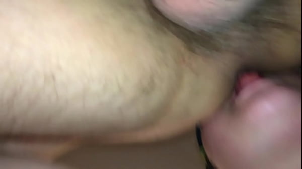 wife licks my asshole for first time while giving handjob