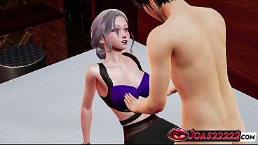 Sexy Anime Girl Bai Yi 3D Animation: POV Big Tits Massage with Moans, Tight Ass Licking and Stretching, Pussy Licking Standing Near Wall Leading to Squirt - Rule34 Hentai