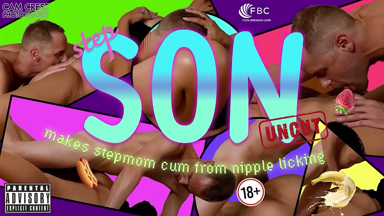 Stepson Makes Stepmom Cum from Nipple Licking 3