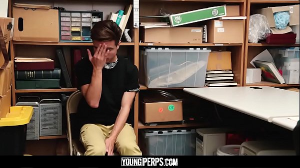 YoungPerps - Young man fucked by giant cock cop for shoplifting