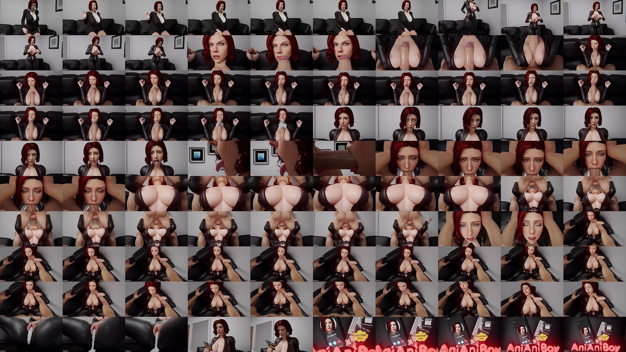 Black Widow casting animation 预览图