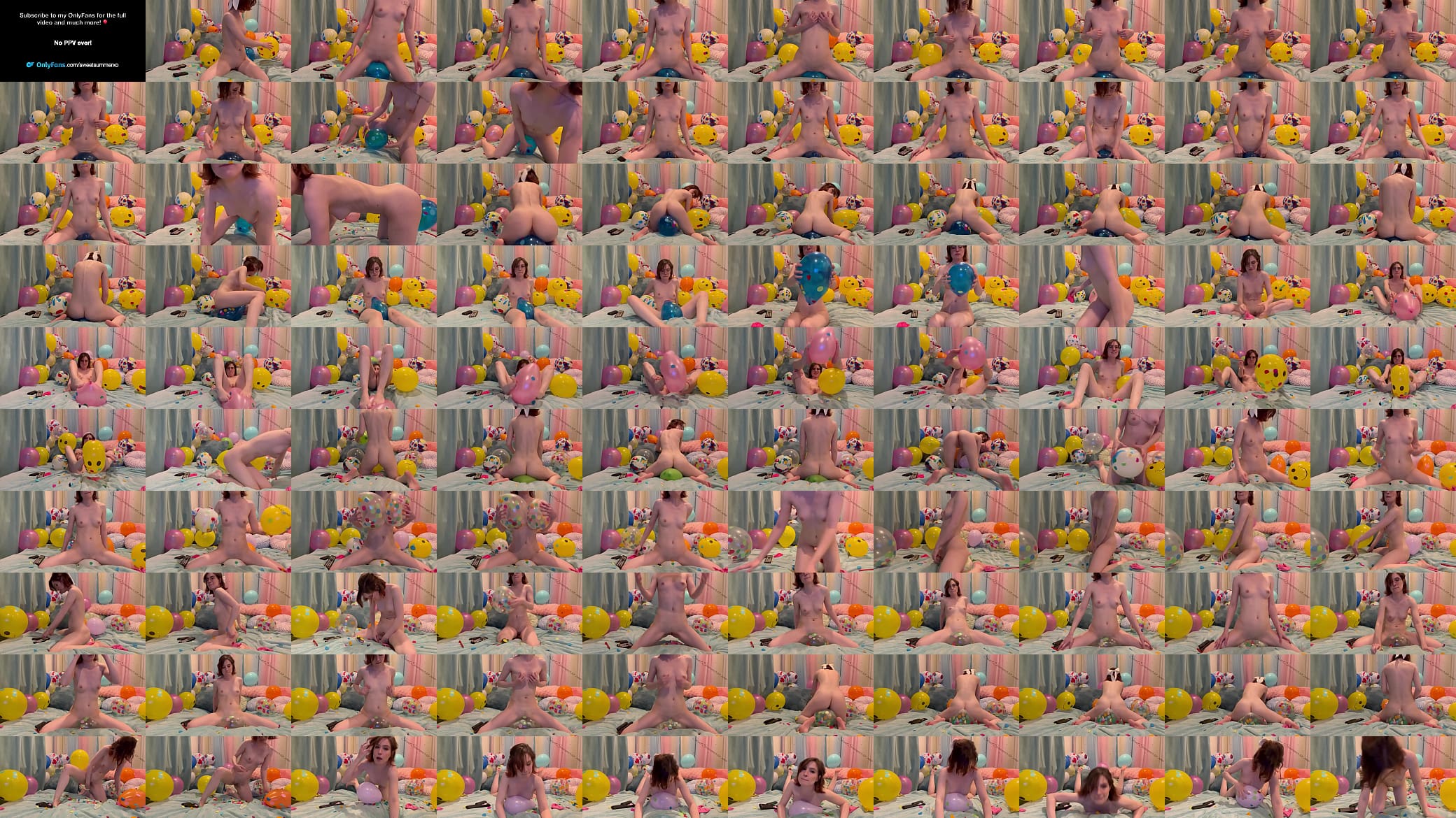 Looner Girl Pops Balloons in Different Ways 预览图