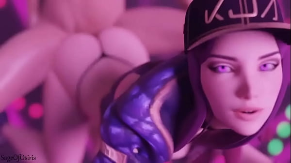 Akali siendo destrozada por una gran verga