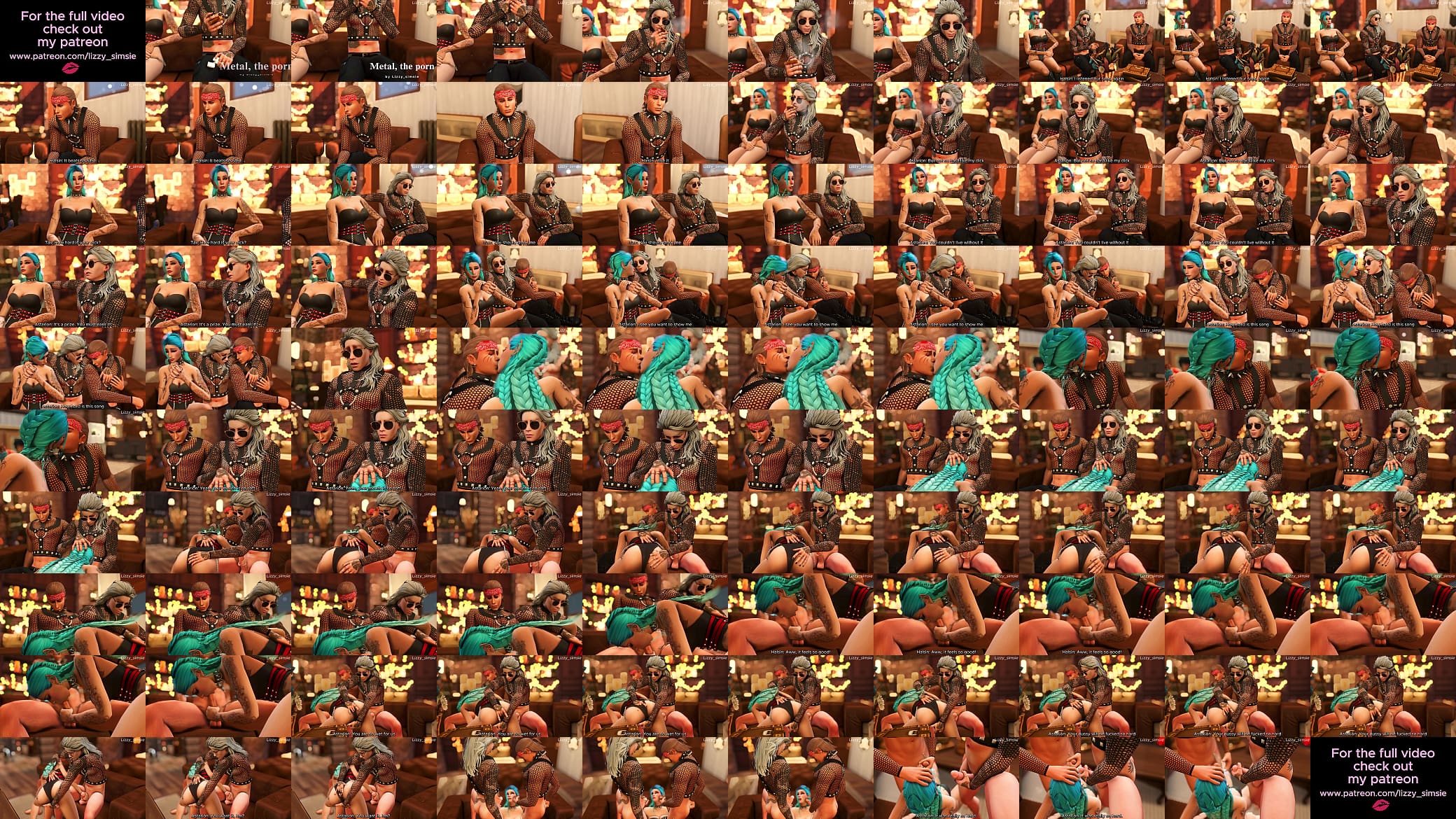 Rockstar Astarion and Halsin double penetrate horny Tav - sims 3 - Baldur&#039;s gate III - 3D animation 预览图