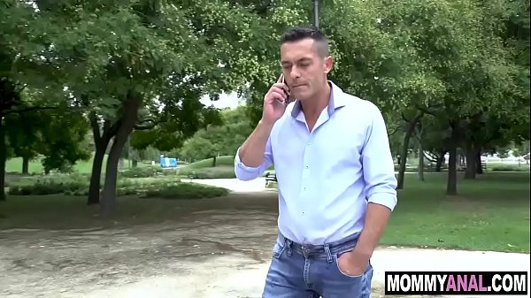 Download Video - Horny MILF flashes her shaved pussy in a park - milf anal