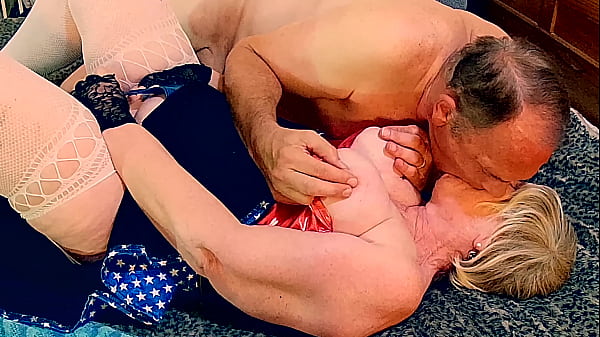 Granny's Patriotic New Year's Fuck
