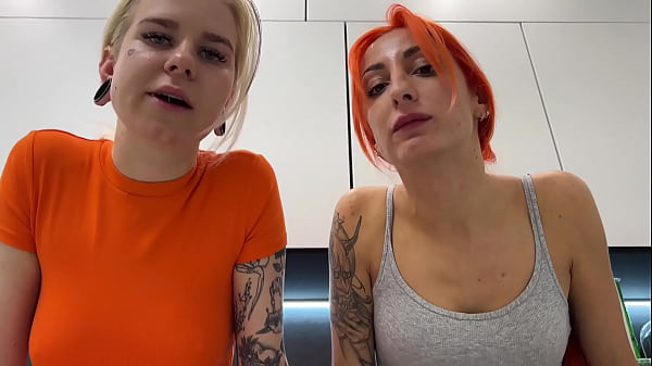 Trashy Girls POV Double Spitting Femdom