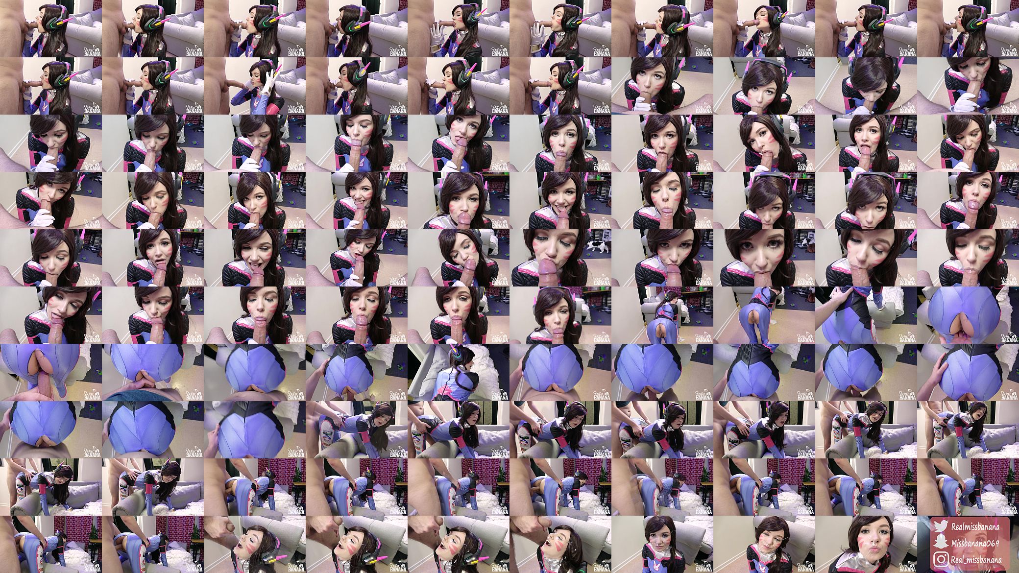 D.Va plays with cock and gets fucked! 预览图