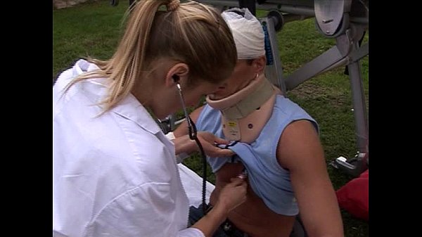 Blonde whore pussy fucked in the grass