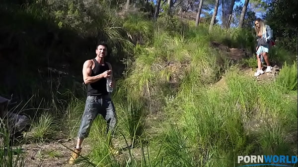 FREE Scene - Outdoor Painter Briana Banderas Uses Lumberman for Sex GP1639