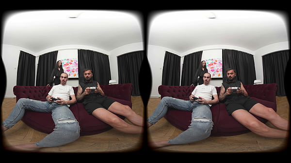 Double penetration for this tattoo girl