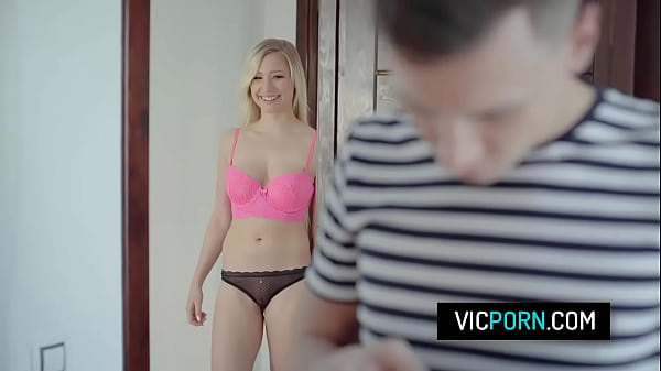 Download Video - Stunning blonde milf Gabi Gold takes her boyfriend's hard cock in her shaved pussy