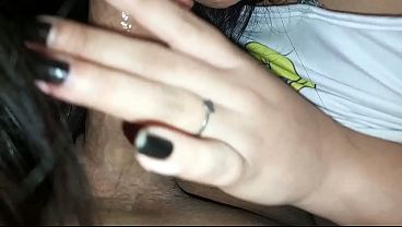 I give my best friend's cock a good blowjob, it's covered in condensed milk