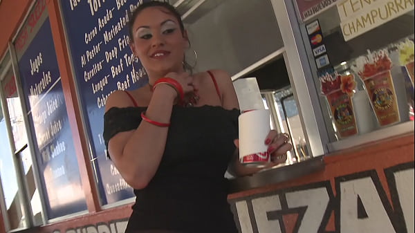 Babe Gives Suit Man Some Candy