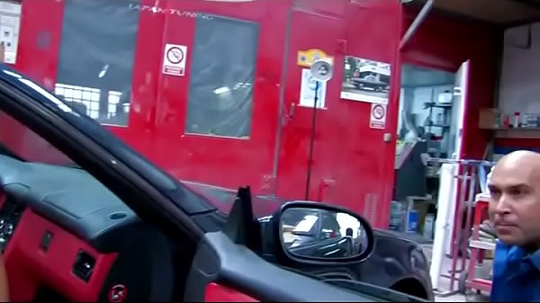 Sports cars and hot sluts in the garage of sex!