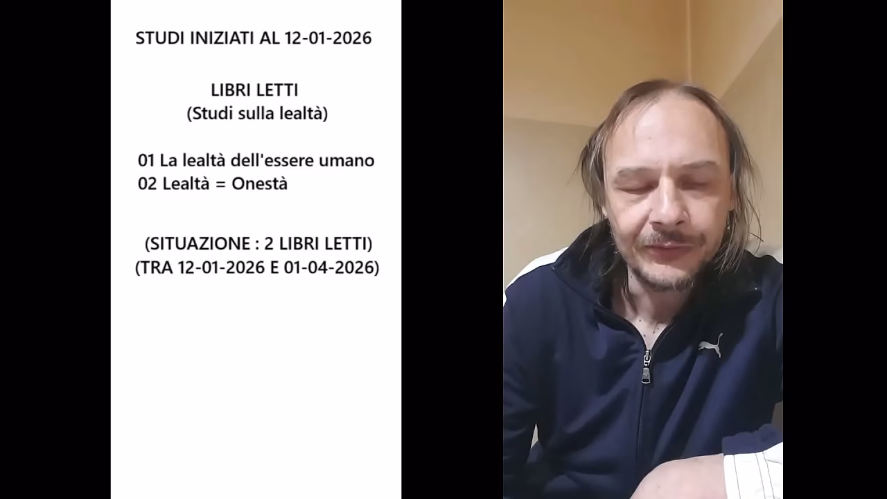 Studi sulla lealt&agrave_ dopo 002 Libri Letti