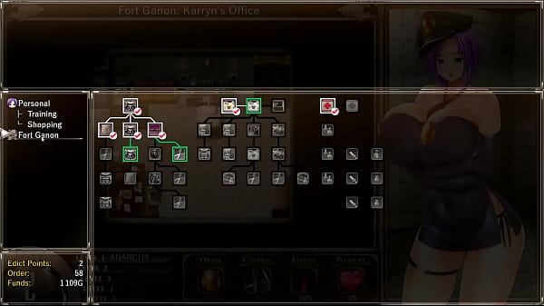 Karryn's Prison [RPG Hentai game] Ep.3 naked in the prison while the guards are jerking