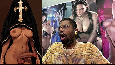 Devoted Transgender Church Follower Leaking Holy Pre-Cum, AI Generated