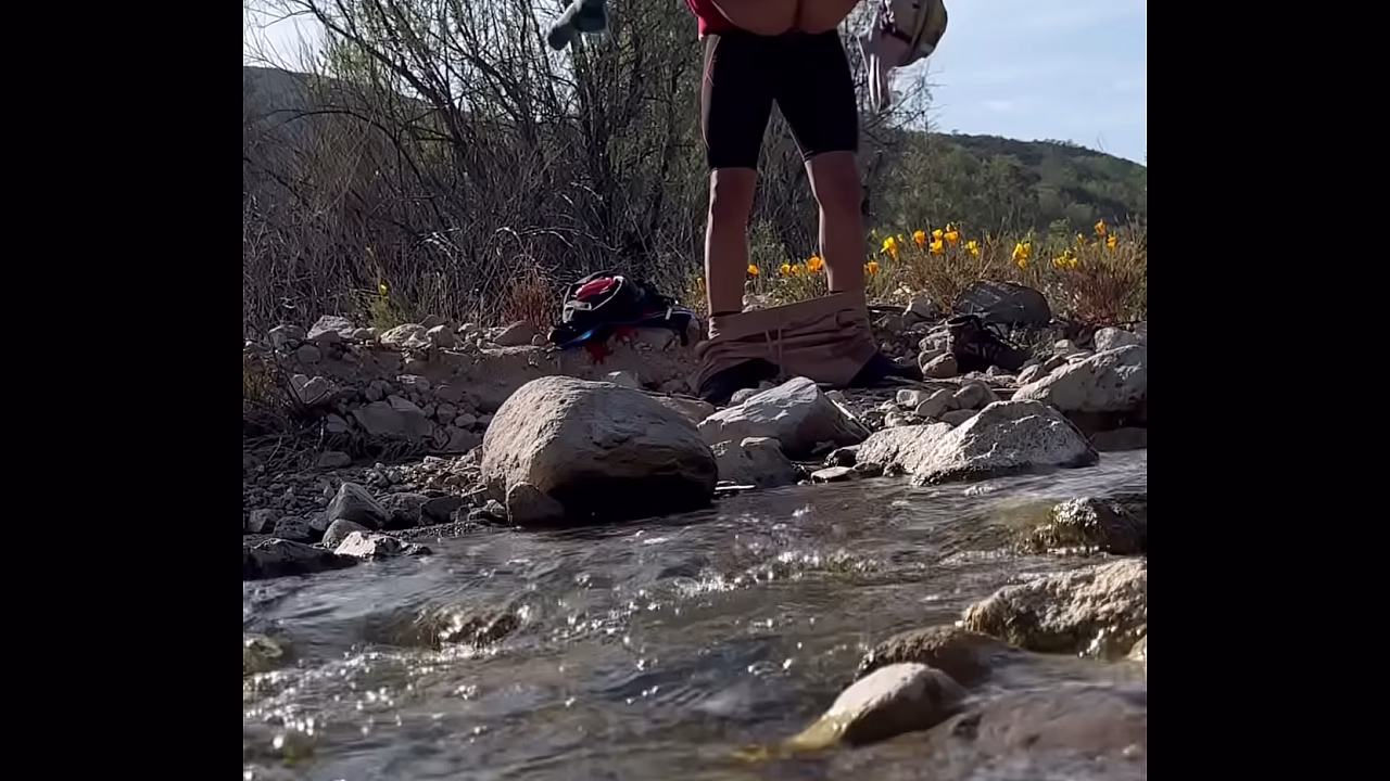 Hiking &amp_ fucking in scenic views