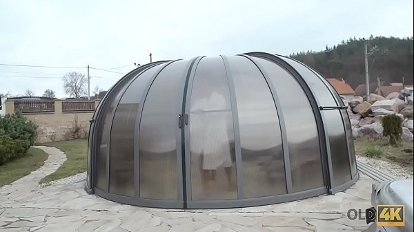 OLD4K. Old and young lovers have awesome sex after relax in jacuzzi