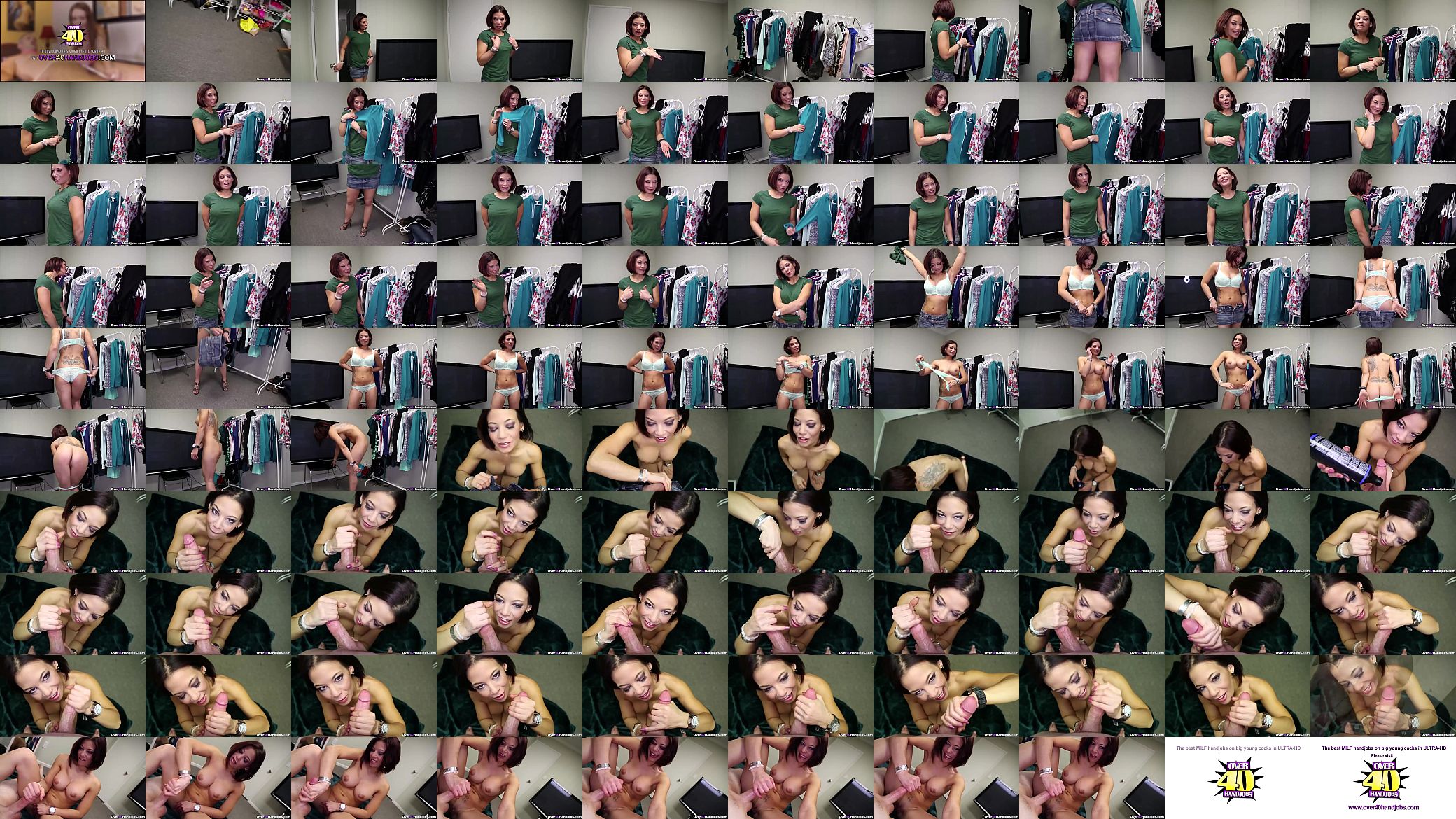 Step Mom Jerks Him Off - Over 40 MILF 预览图